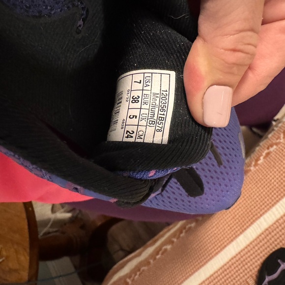 Brooks Women's Purple and Black Athletic Shoes - Picture 3 of 3